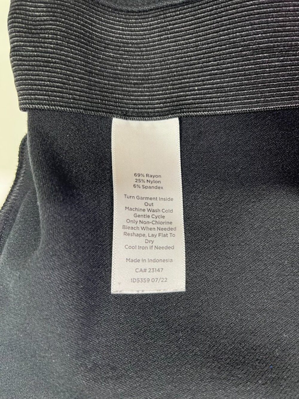 Talbots Size 6P Montauk Pant Black Ponte Knit Pull-On Elastic Waistband - Picture 9 of 10
